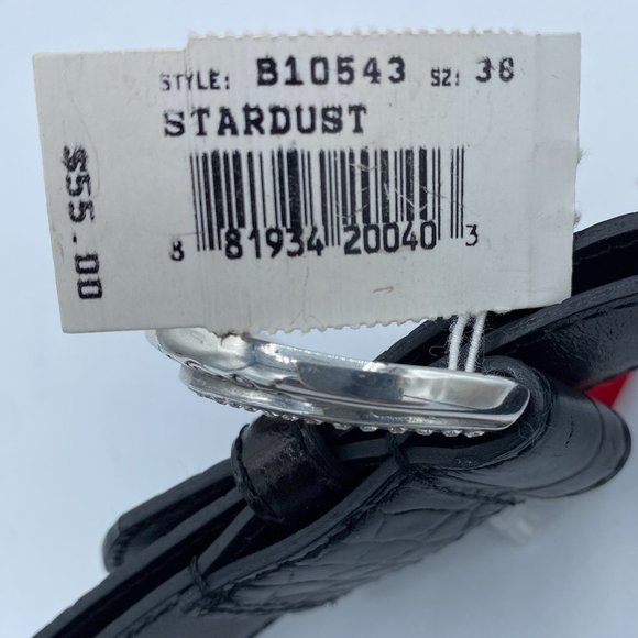 Ladies Belt Brighton STARDUST XXL/38 Black Leather - Picture 13 of 13